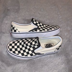 Checkered Slip-On Vans